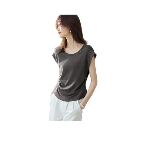 Mo Han Yi Mei Флаттер-рукав Т-рубашка Женская