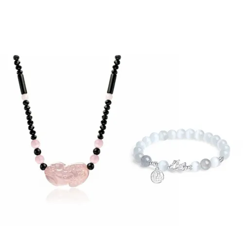 JIAFULAI Синтетическое Искусственное Ожерелье с Цветной Глазурью Женское