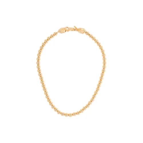 EMANUELE BICOCCHI 24K Золото Покрытие Серебряные Ожерелья Мужские Золото