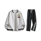 Светло-серые + черные штаны