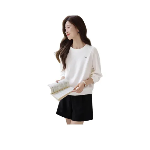 Mo Han Yi Mei Толстовка Женская Белая