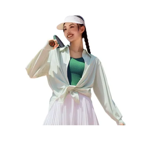 Meesu Мятно-зеленая одежда с защитой от UV Женская одежда для фитнеса