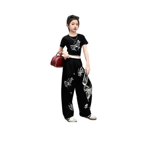 Lanza Повседневный Спортивный Комплект из 2 предметов Черный для Детей