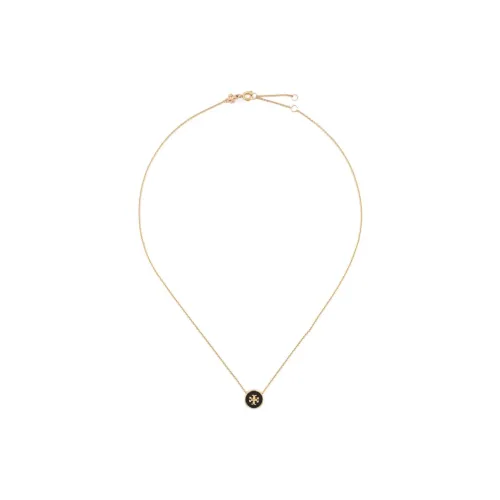 Tory Burch Медное ожерелье черное женское
