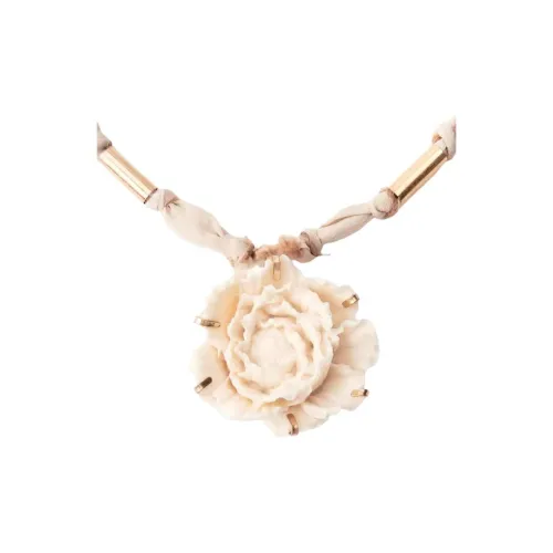 ZARA Смола Ожерелья Женские Белые