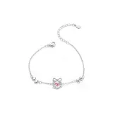 Розовый умный браслет с арочным дизайном