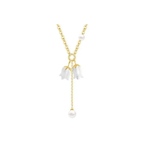 Cuz Strange Intention Shell Pearl Necklaces Women's