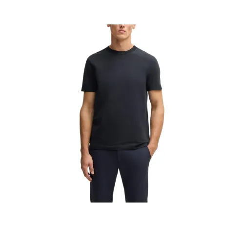 Hugo Boss Темно-синие мужские футболки T