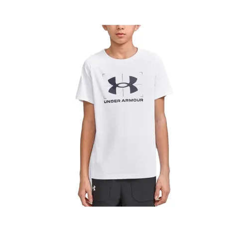 Under Armour T-Shirt SS25 Белый Подростки
