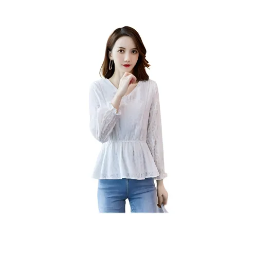 Mo Han Yi Mei Рубашка Женская Белая