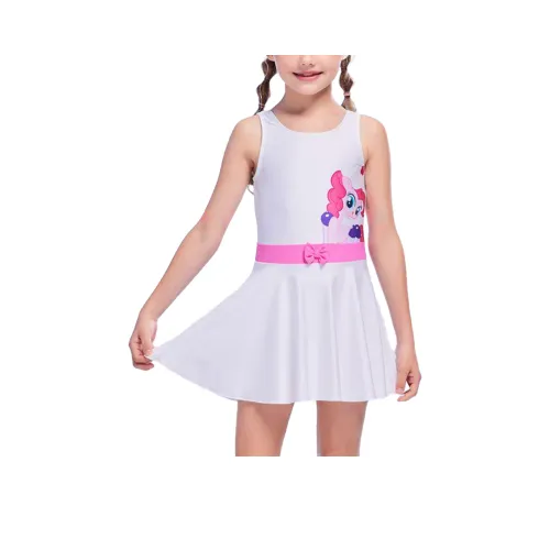 ZOKE Детский купальник белый для детей 3-7 лет