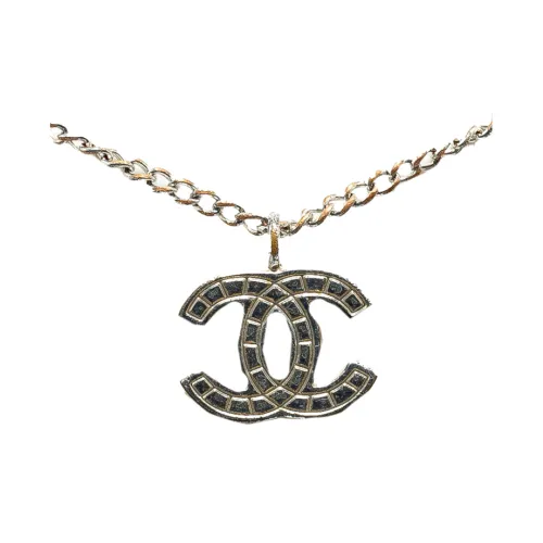 CHANEL CC Серебряные Ожерелья Женские Серебряные