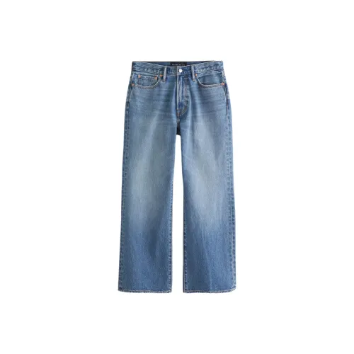 Abercrombie＆Fitch Blue Men's Jeans Аберкомби＆Фитч Синий Мужской Джинсы