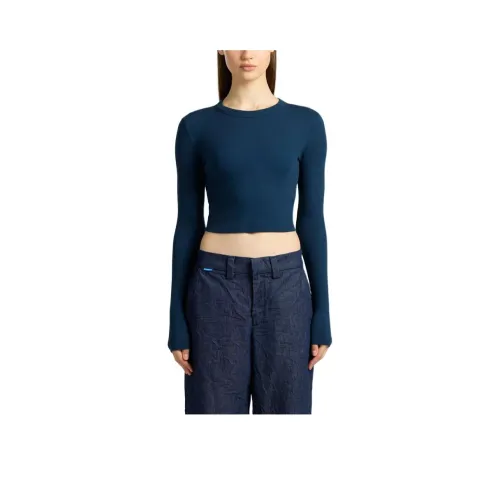 COTTON CITIZEN Морской синий Женские T-рубашки