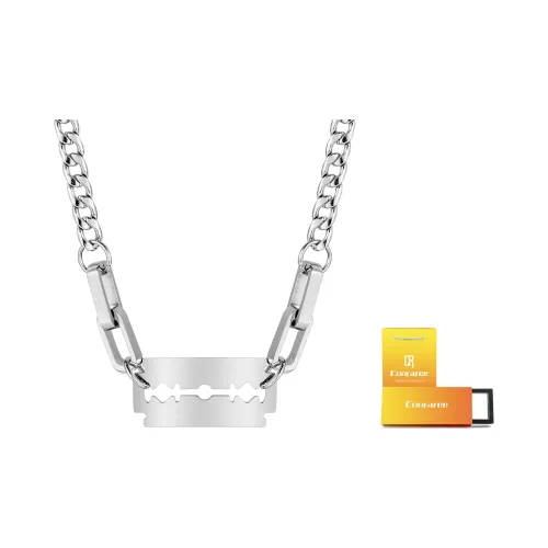 Cooraree Титановые стальные ожерелья унисекс