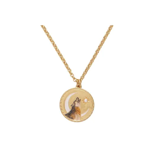 Fable Цинковый сплав Эмаль Ожерелья Женские Золотой