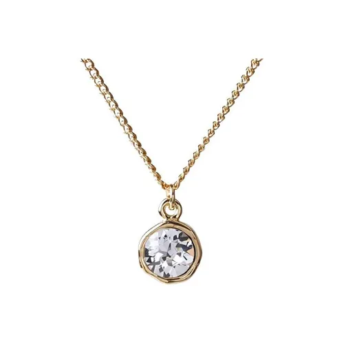 DANA BURTON Латунь Swarovski Crystals Ожерелья Унисекс Золото