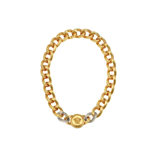 VERSACE Медуза Медный Ожерелье Золотой Унисекс