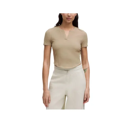 lululemon T-Shirt Женская Прозрачный Oak