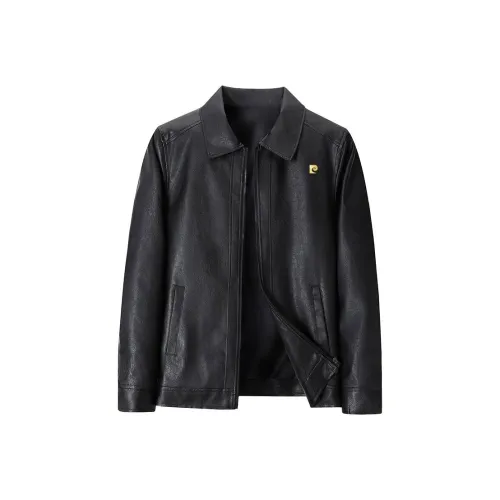 PIERRE CARDIN Мужские кожаные куртки