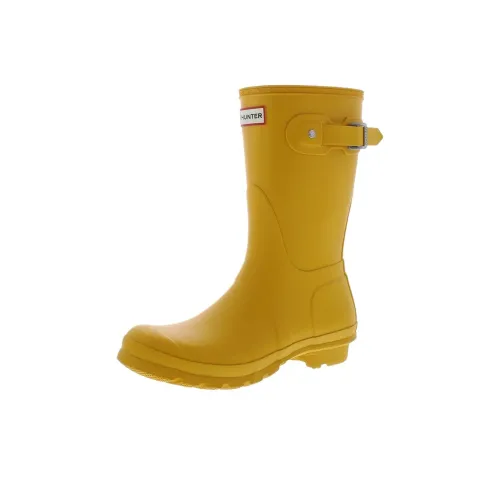 HUNTER Original Short Резиновые сапоги Женские Желтые