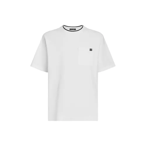 Dolce & Gabbana Белые Мужские T-рубашки