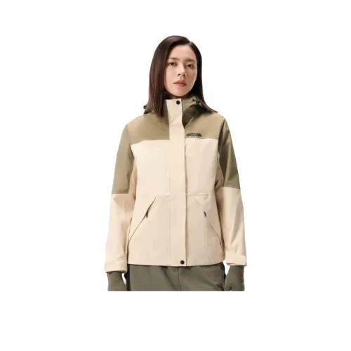 OUTDOOR PRODUCTS Водонепроницаемый и Ветрозащитный Ветровка Женские Туманно-белый