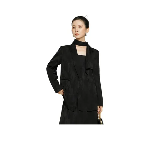 DianThia Черный Женские Офисные Костюмы