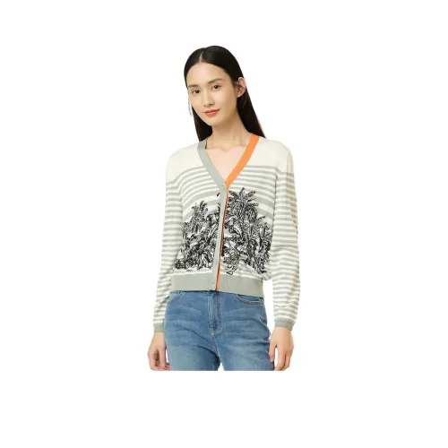 JZ Juzui Трикотаж Женский Светло-Зеленый Полка Даш