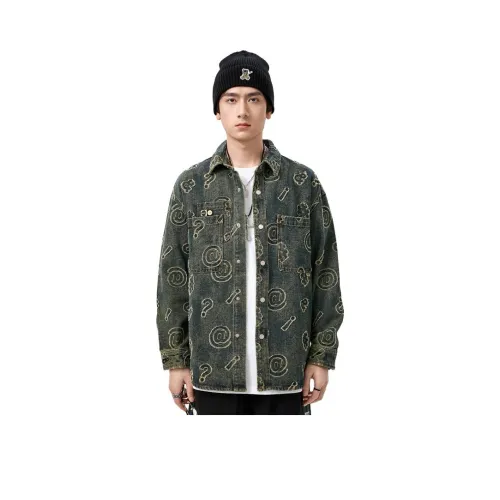 Izzue Denim Jacket Unisex Medium Blue Izzue Деним Куртка Унисекс Средний Синий