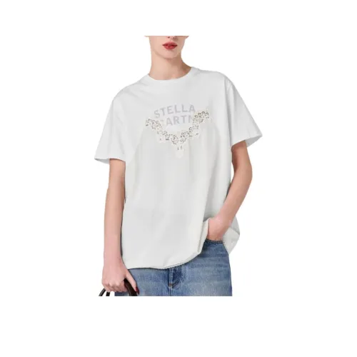 Stella McCartney T-Shirt Женская Чисто Белая