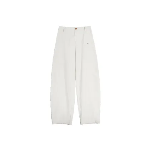 ELLE Светлый хаки Женские Повседневные Брюки