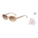 Лотосово-розовый градиентный чайный коричневый линзы