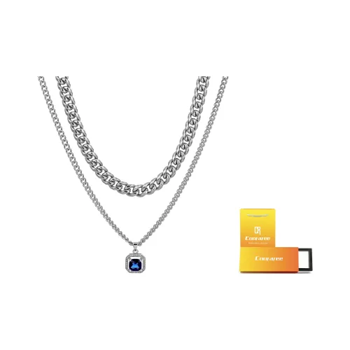 Cooraree Титановые стальные ожерелья унисекс