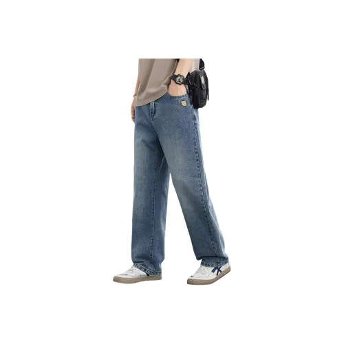 PIERRE CARDIN Светлый Винтажный Синий Мужские Джинсы