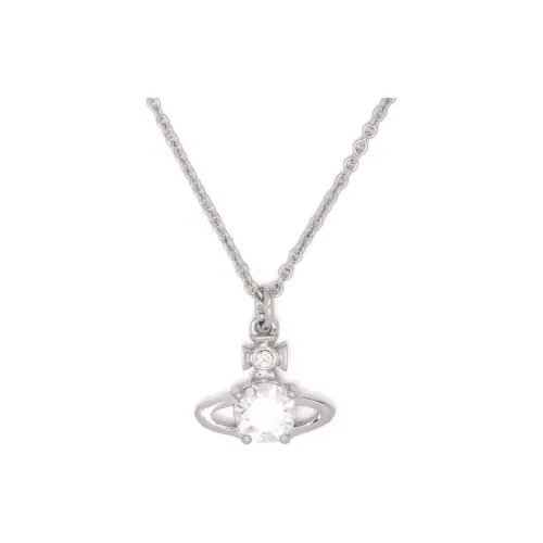 Вивьен Вествуд Стекло Brass Necklaces Женское Серебро