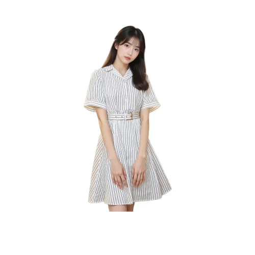 Wbwq Короткий рукав Платье Женское