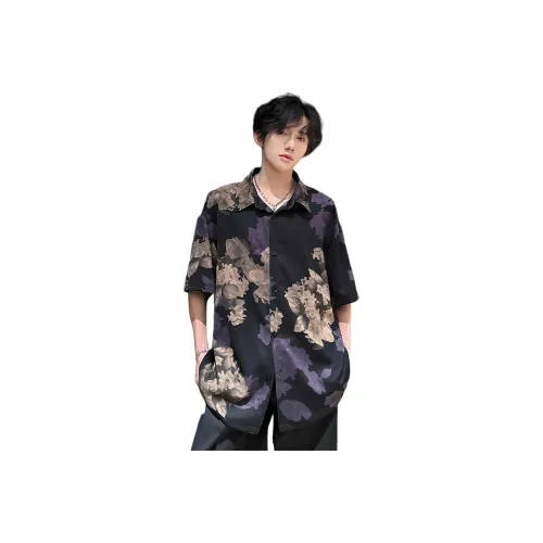 RASHOMONG Черная унисекс рубашка