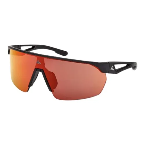 Adidas Injection Molded Нерегулярная форма Солнцезащитные очки Унисекс Апельсин