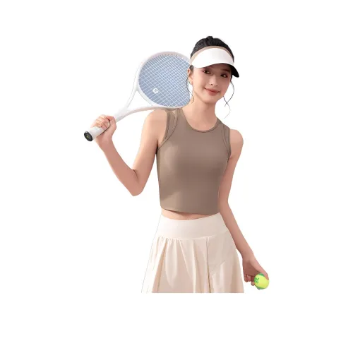 361° Спортивные жилеты Женские Цвет круассана Кофе