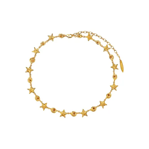 BOONEE ALUS Медный IS Покрытие из каратного золота Ожерелья Женские