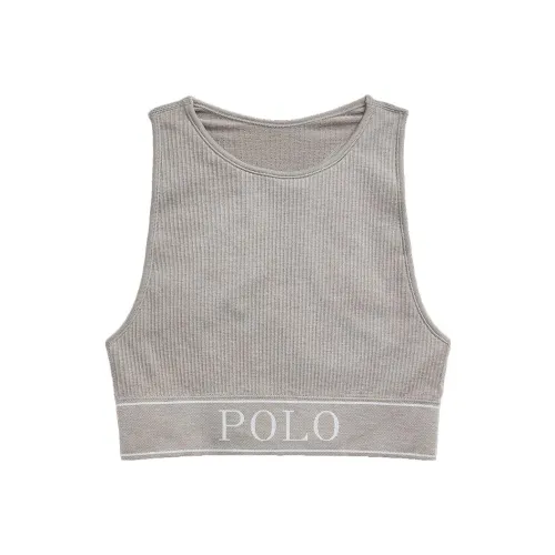 Polo Ralph Lauren Майка Женская Серого цвета