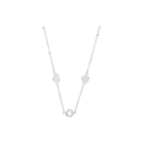 Anxious Сплав Ожерелья Женское Серебро