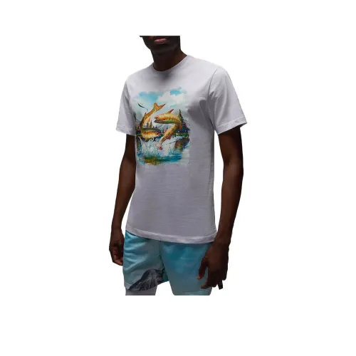 Джордан Sustainable Materials T-Shirt Мужской Белый