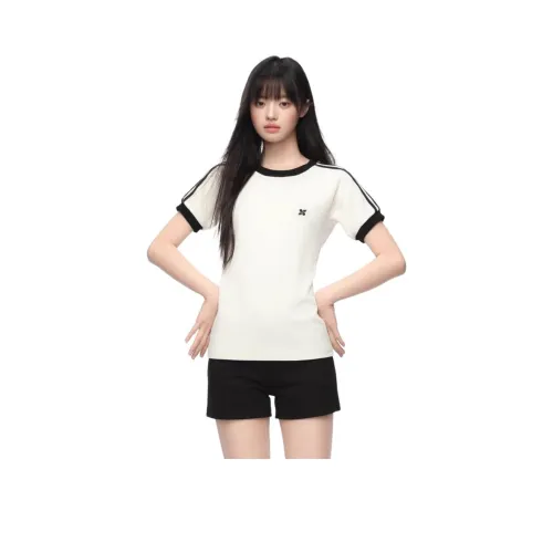 KING PRINCE Белые Женские Футболки