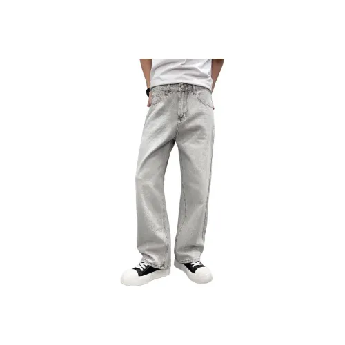 PANDA ADEVIL Light Gray Men's Jeans PANDA ADEVIL Светло-серый Мужские Джинсы