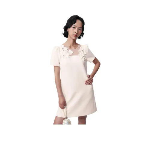 TAMMY TANGS Короткое платье с короткими рукавами женское