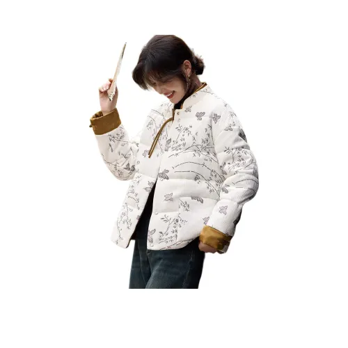 XWI Экрю Женские пуховики