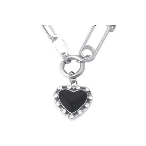 Kelanxi Сплав с цирконием ожерелья женские черный