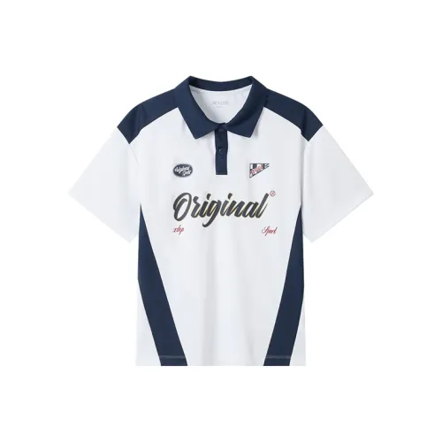 XTEP Polo SS25 Pearl White